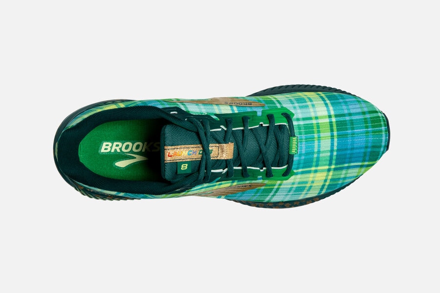 Brooks Launch Gts 8 Road Loopschoenen Dames - Groen/Goud - 246017PAH